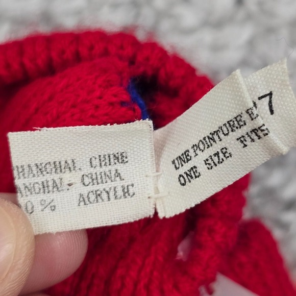 Vintage Wizard of OZ‎ Kids Gloves Finger Puppets Knit 80s - Picture 4 of 5